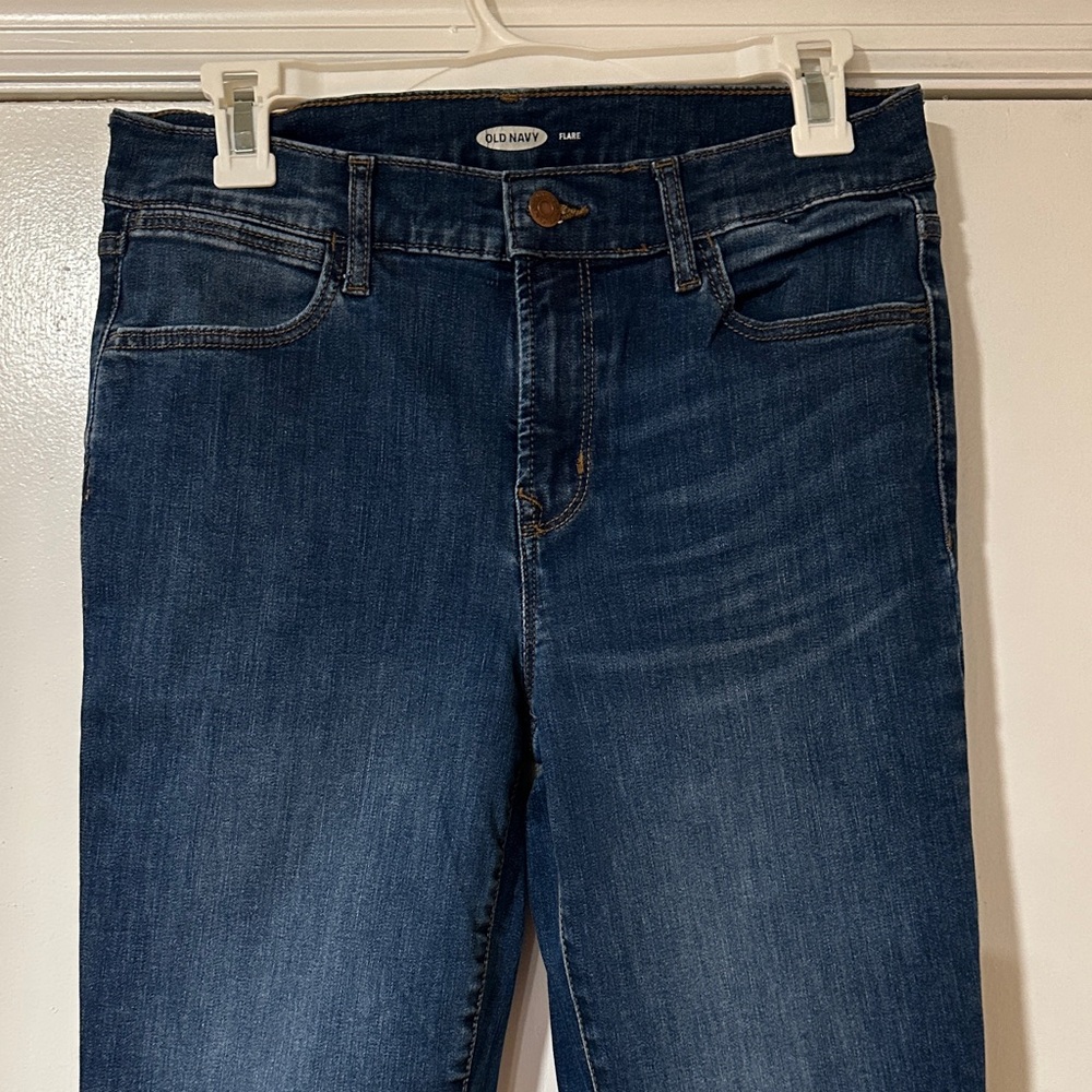 Old Navy Dark Blue Flare Jeans